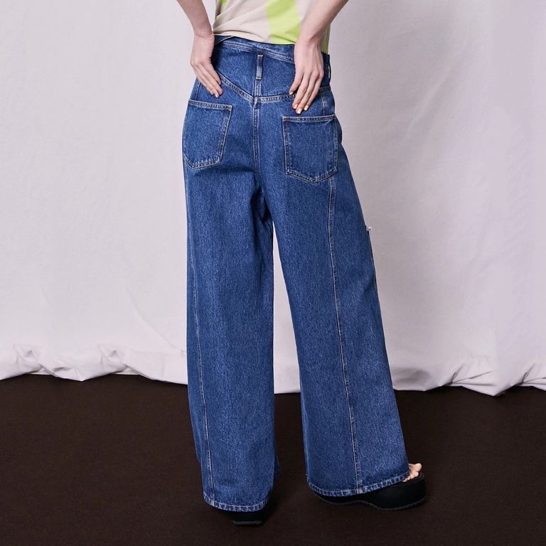 MAISON SPECIAL - 【残り一点】ターンバックウエストワイドデニム  