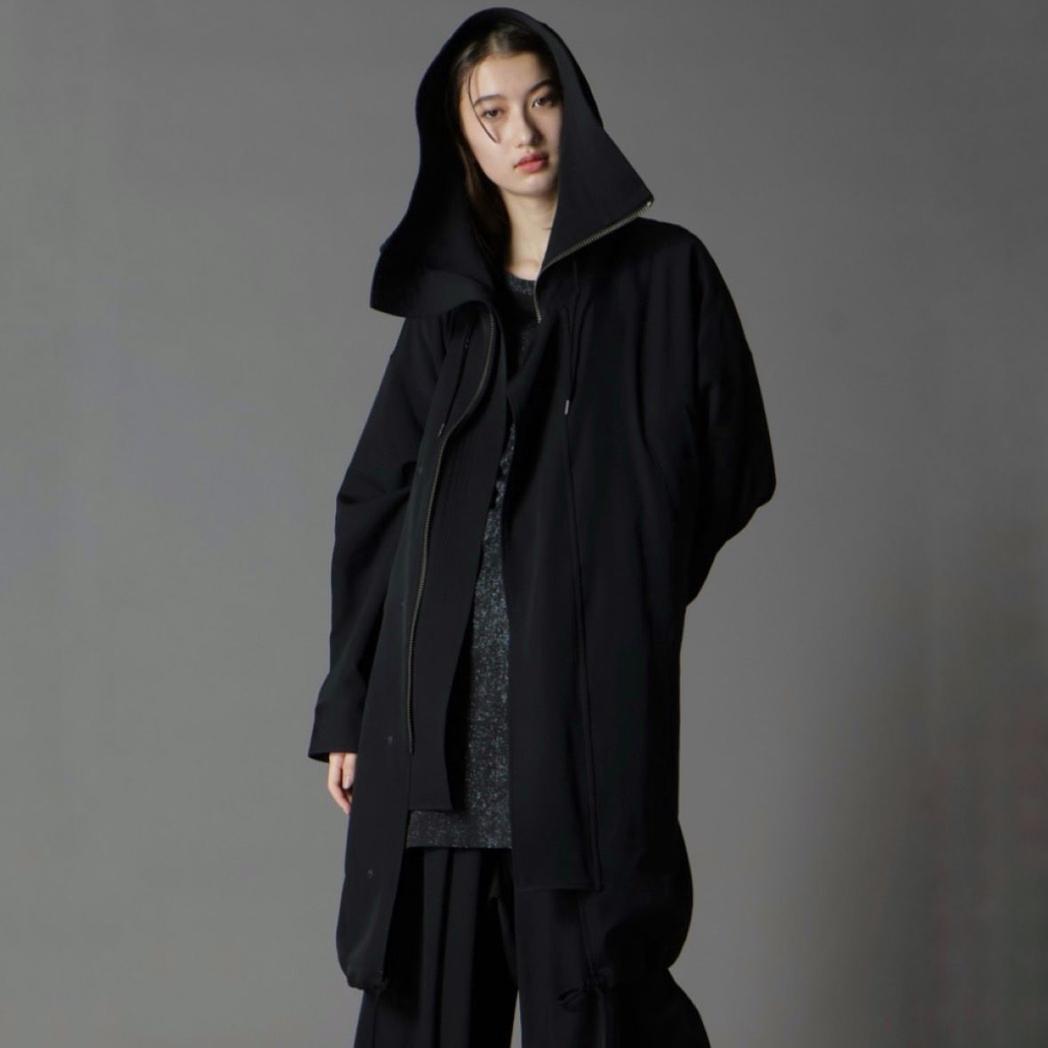 【残り一点】High Neck Hooded Mods Coat