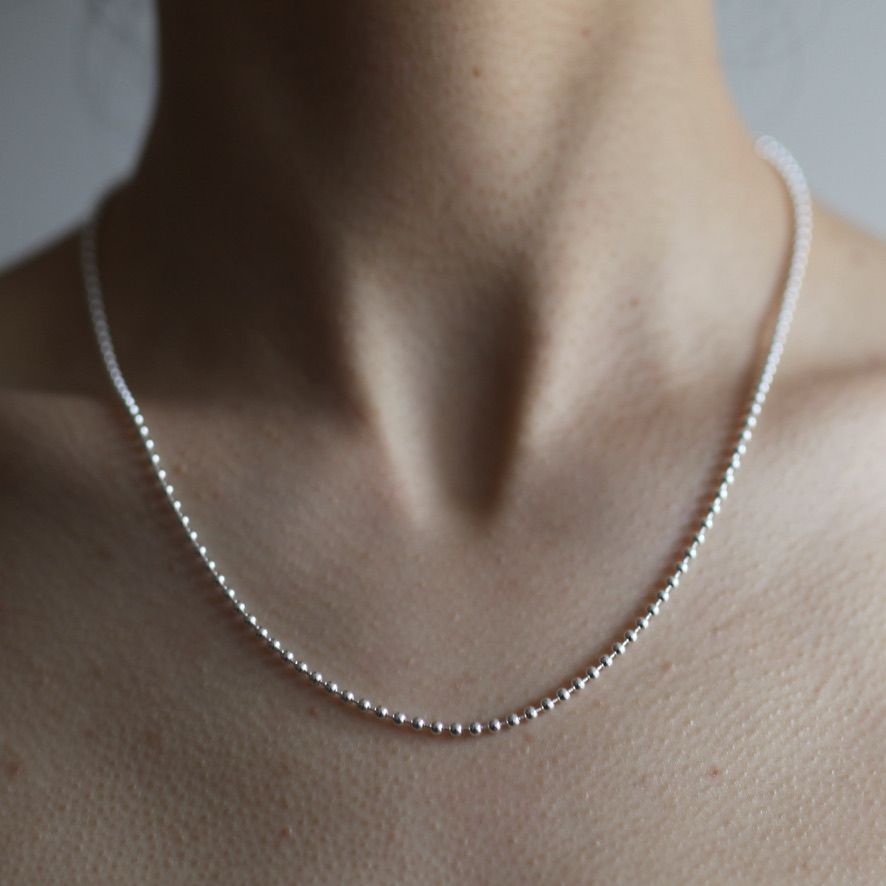 【お取り寄せ注文可能】Unisex Ball Chain Necklace