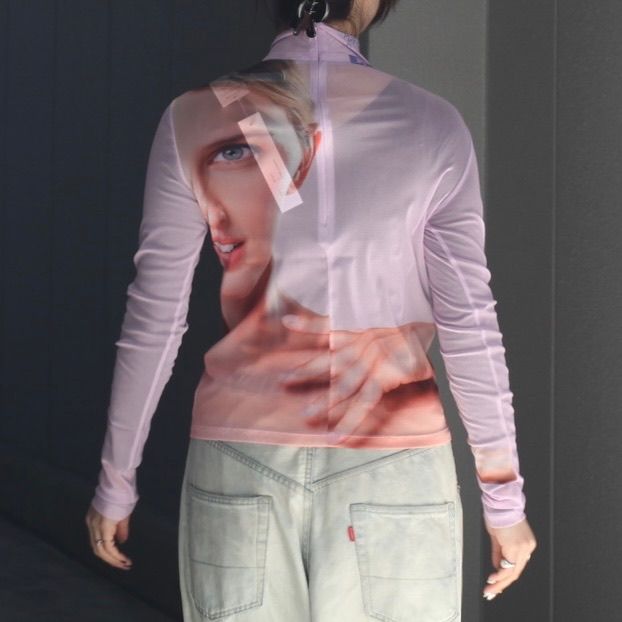 【残り一点】Graphic Mesh Top A