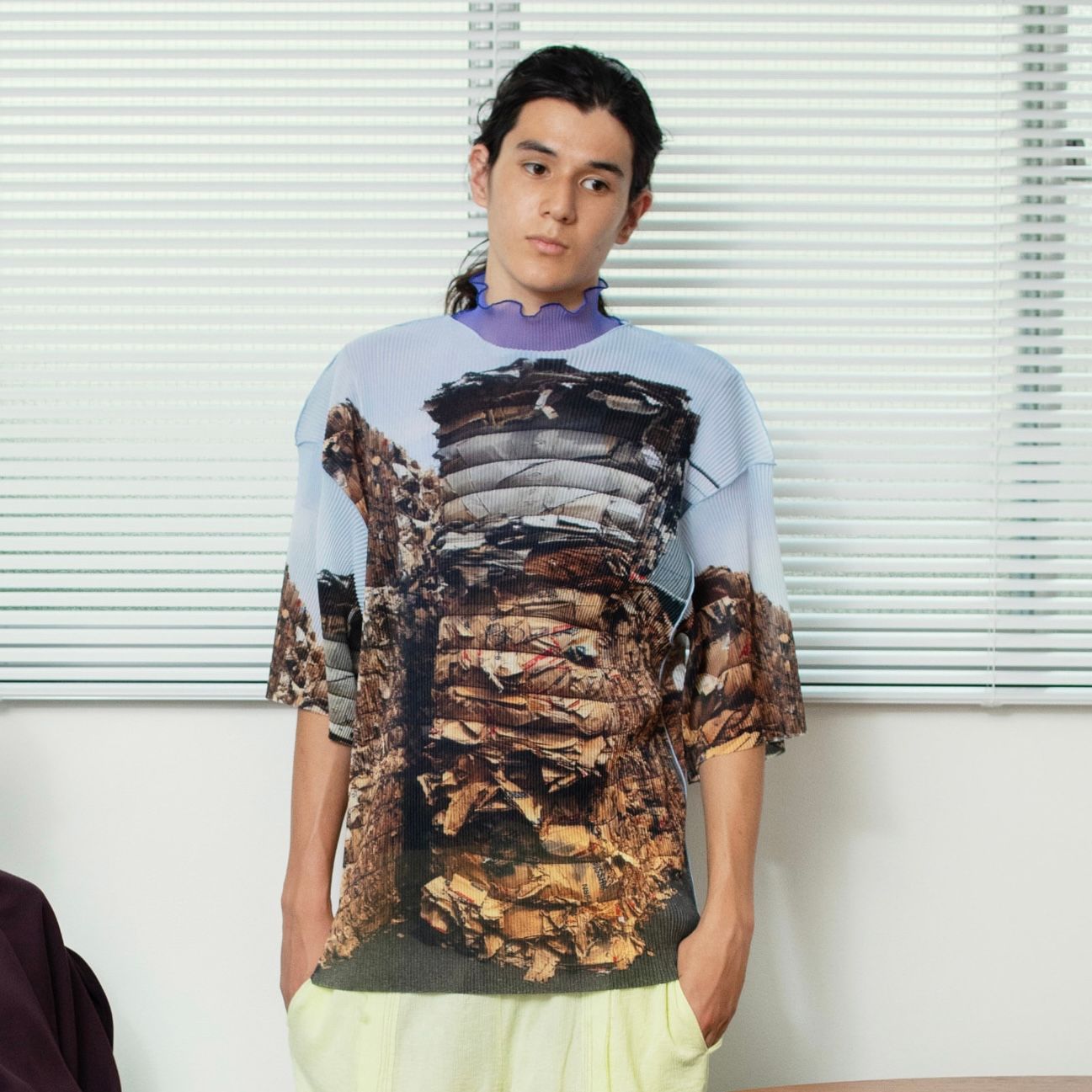 【残り一点】Sheer Graphic Relax Top