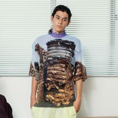 【残り一点】Sheer Graphic Relax Top