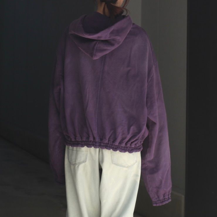 【残り一点】Washed Ordinary Old Style Zip Hoodie