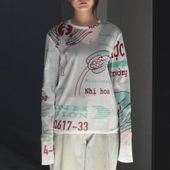 【残り一点】Graphic Mesh Top B