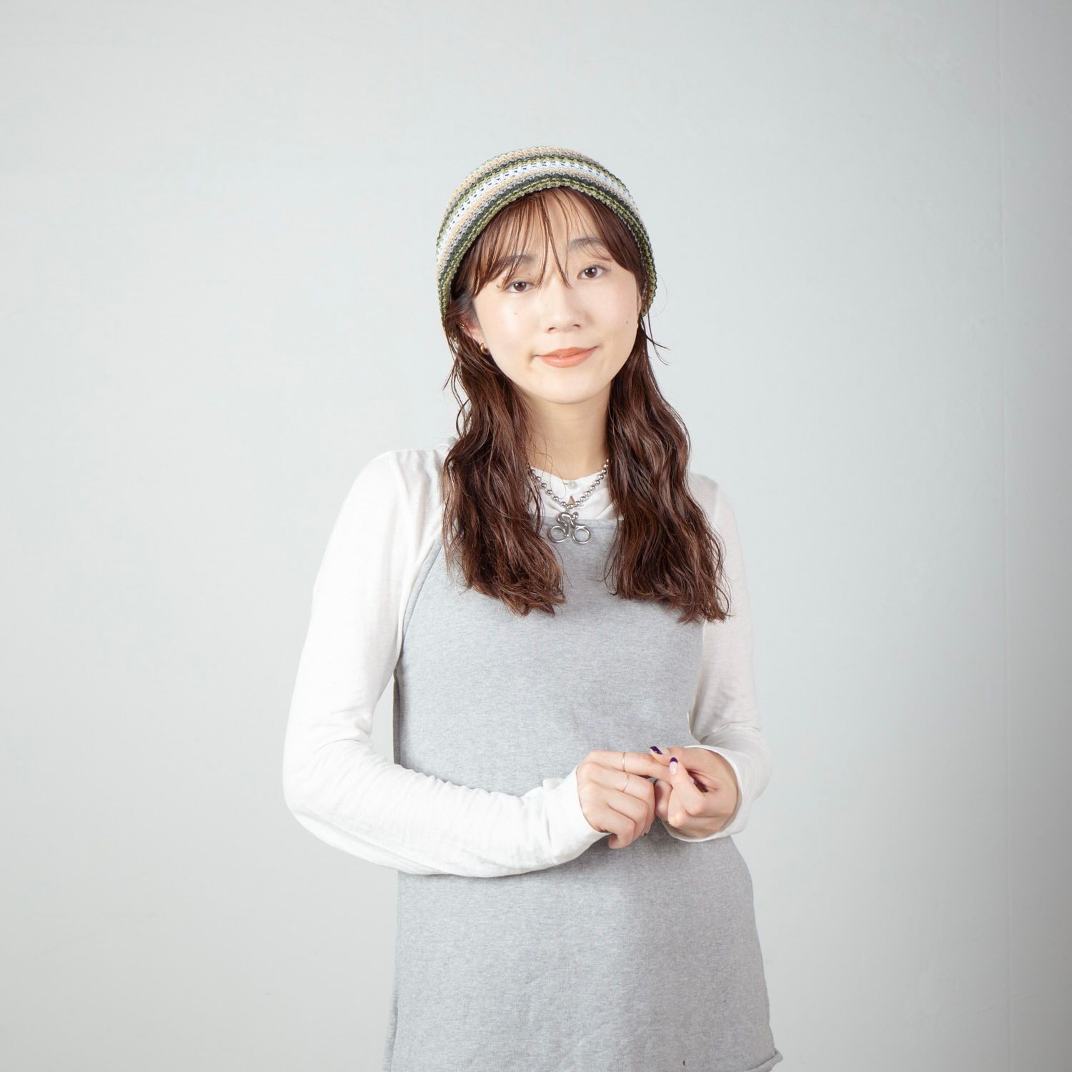 【残り一点】Multi Border Knit Hat