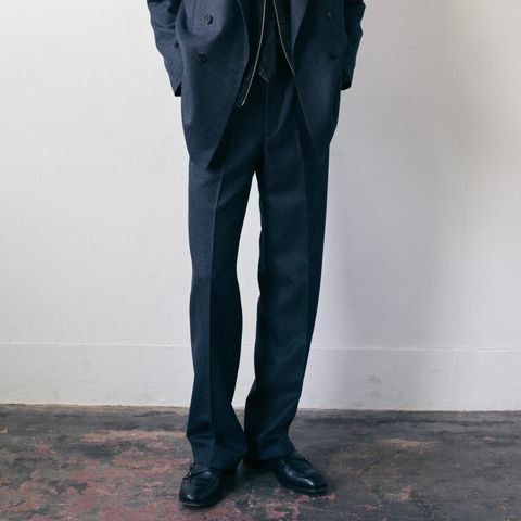 【残り一点】Wool Straight Trousers