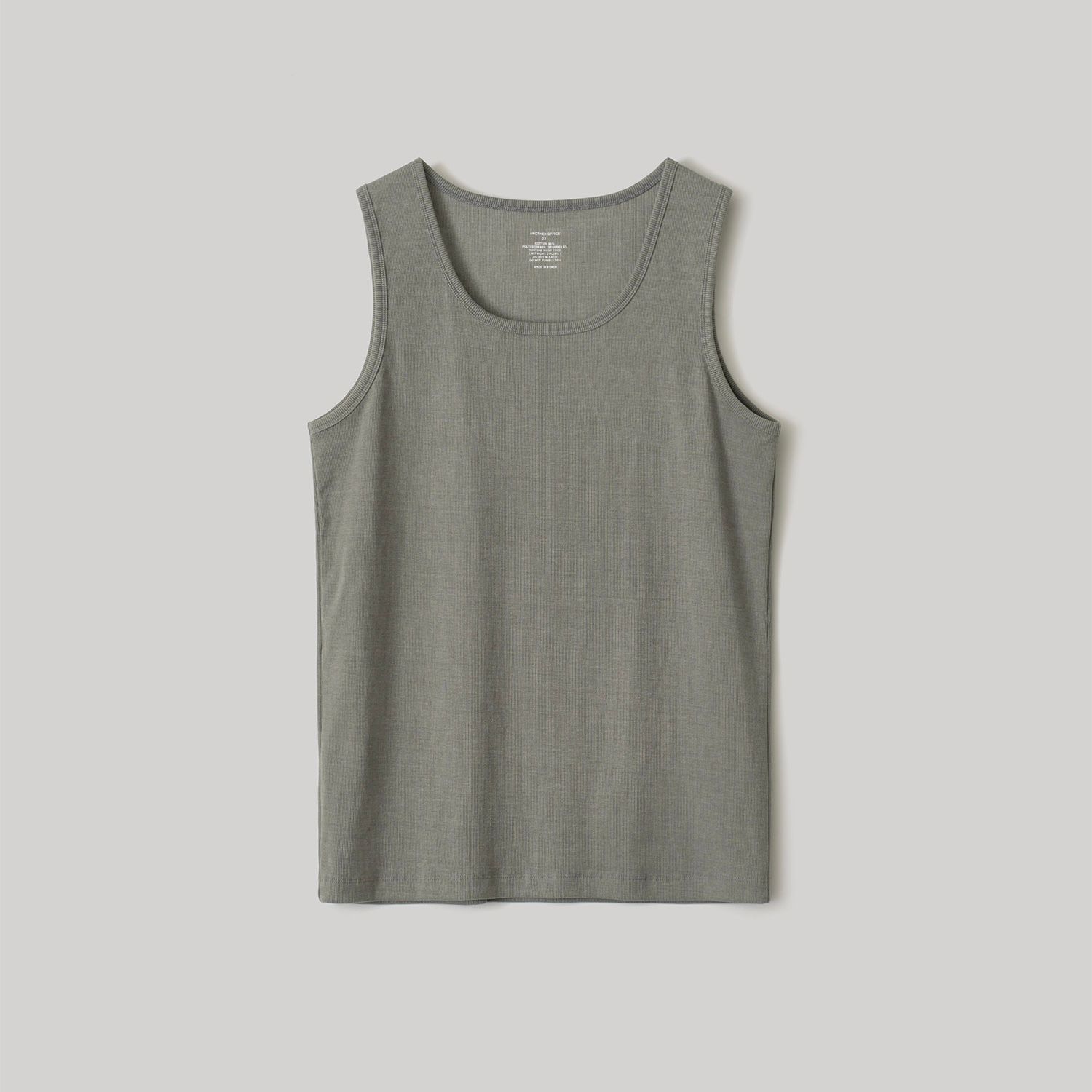 【残り一点】Dyed Ribbed Scoop Neck Tank