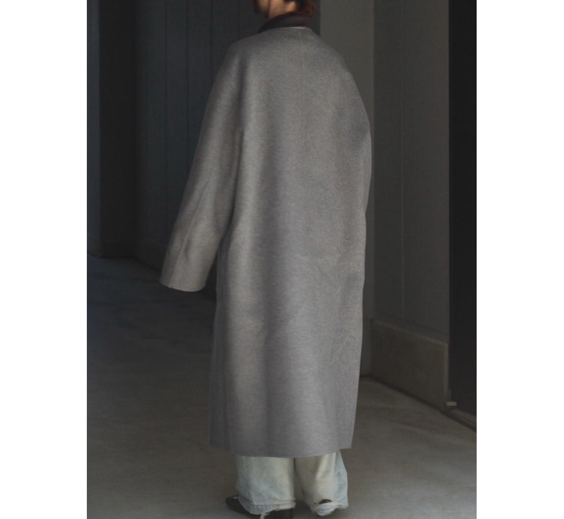【残り一点】Wool/Cashmere Reversible Notch Lapel Coat