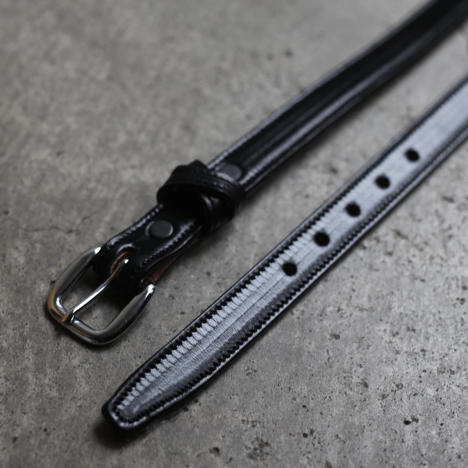 【残りわずか】Crossed Keeper Belts(BLACK×NICKEL)