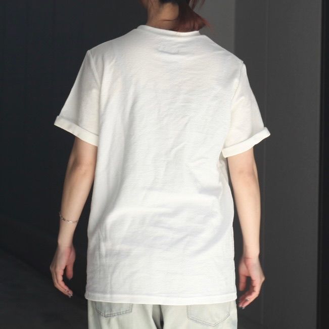【残り一点】Dry Cotton Sleeve Turn Over Tee Shirt