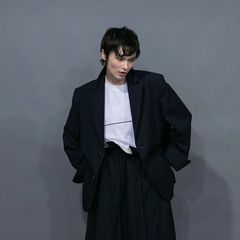 【残り一点】ウールリネンシングルジャケット