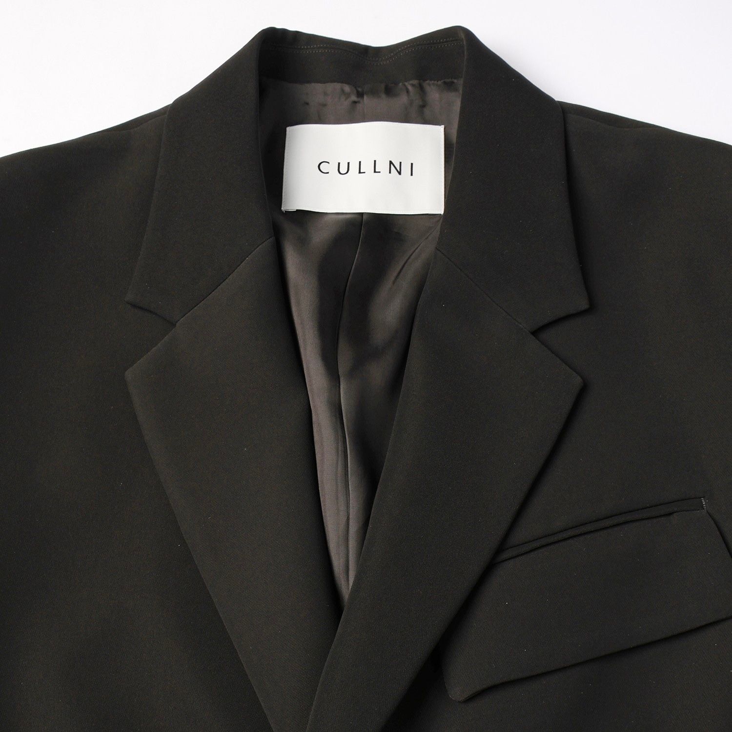 CULLNI - 【残り一点】Double Cloth Twill Zip Pocket Tailored