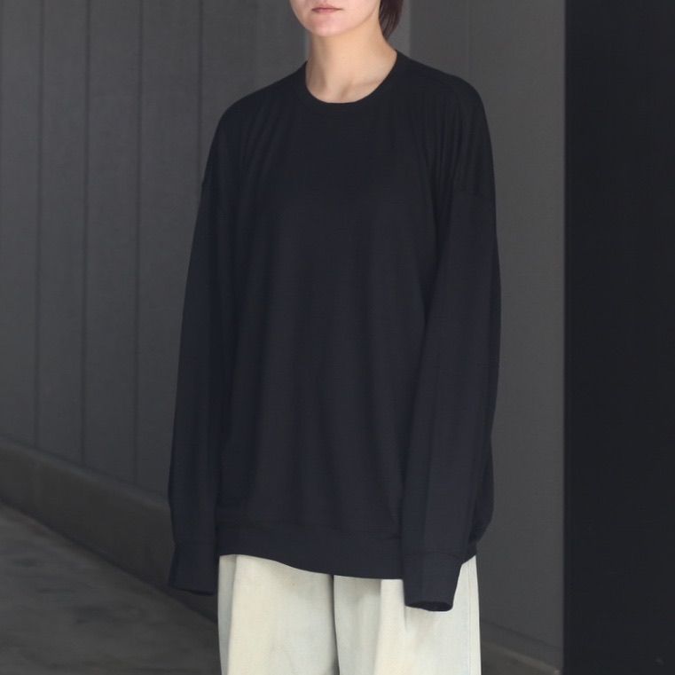 【残り一点】オーバーサイズリラックスウールL/S TEE
