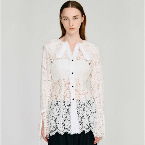 【残り一点】Scallop Lace Blouse