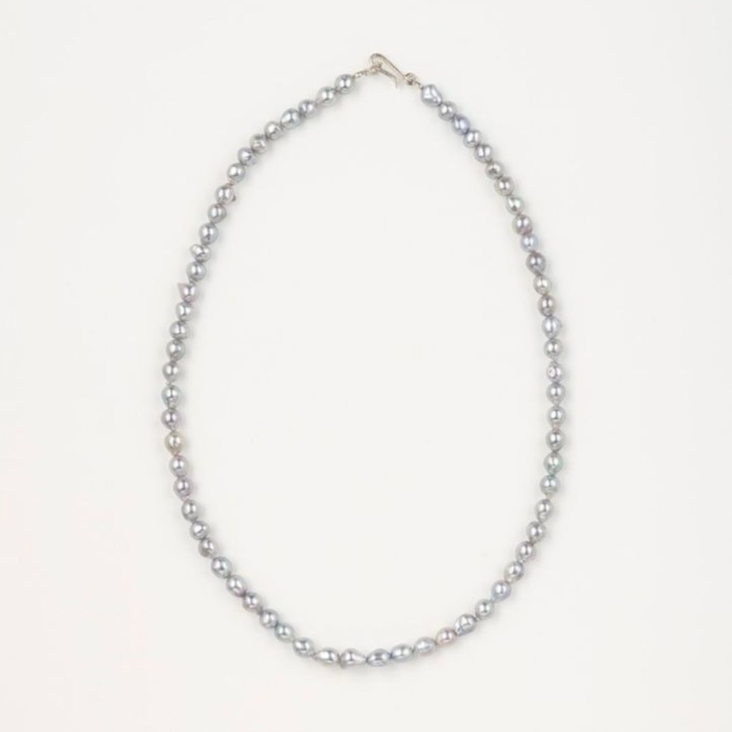 PREEK - 【お取り寄せ注文可能】Gray Akoya Baroque Classic Necklace