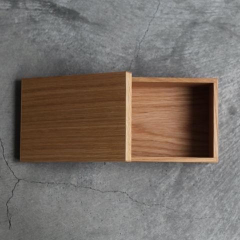 【残り一点】スクエアボックス_S(OAK)
