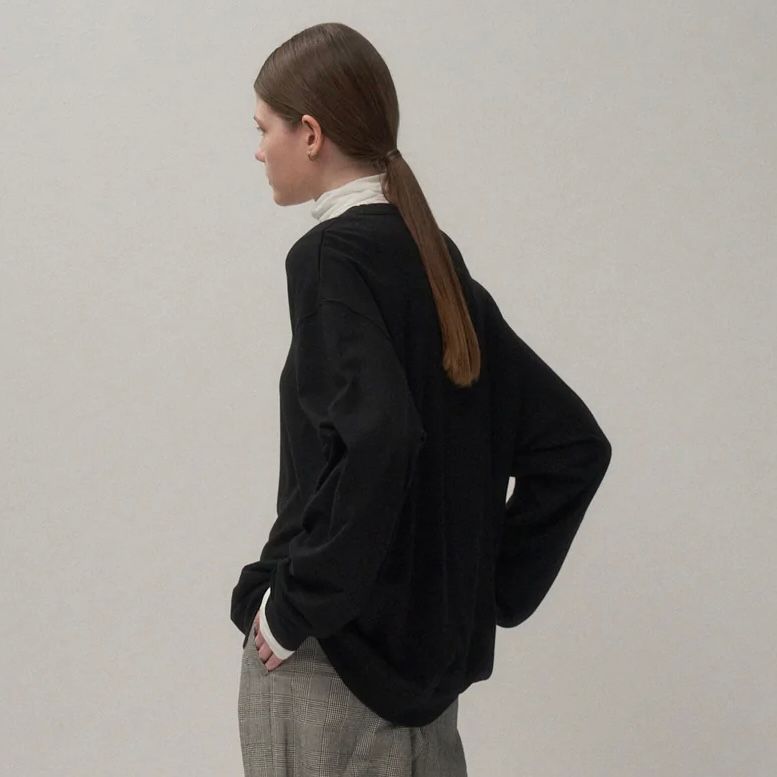 【残り一点】Suvin Double Jersey Crewneck Pullover