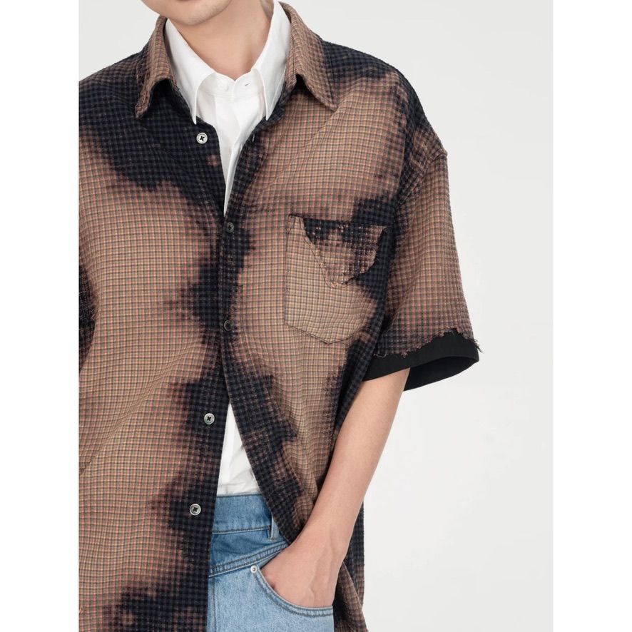 【残り一点】Short Sleeve Shirt in Decayed Check