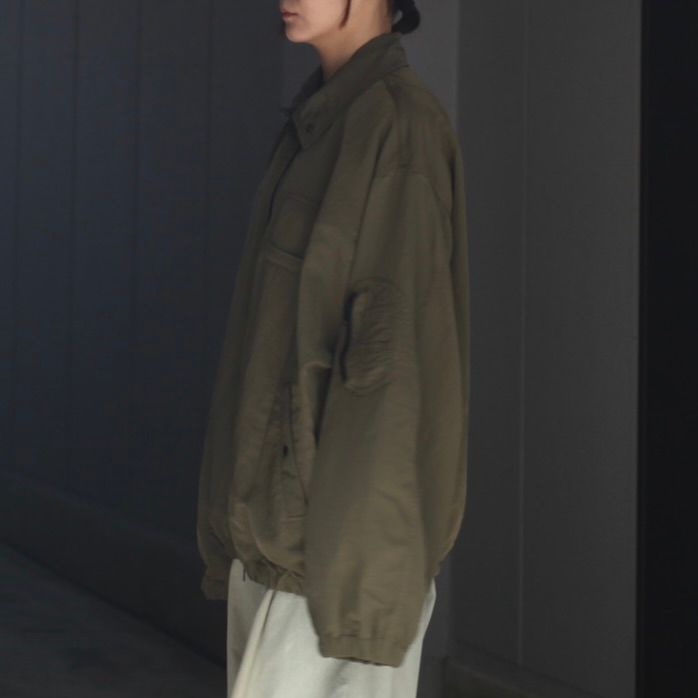 【残りわずか】Bio Washed Nylon Oversized Fight Jacket