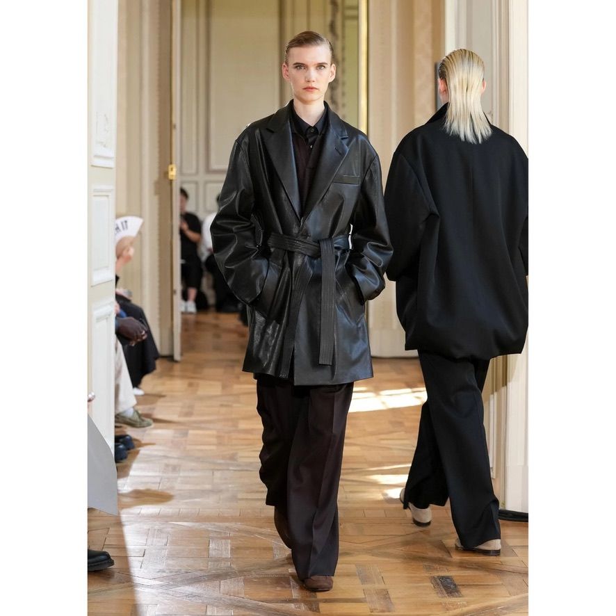 【残り一点】Lambs Leather Half Coat