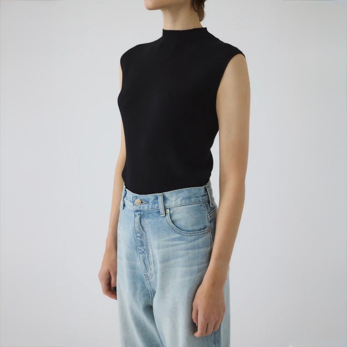 【残り一点】Washable Basic N/S Knit