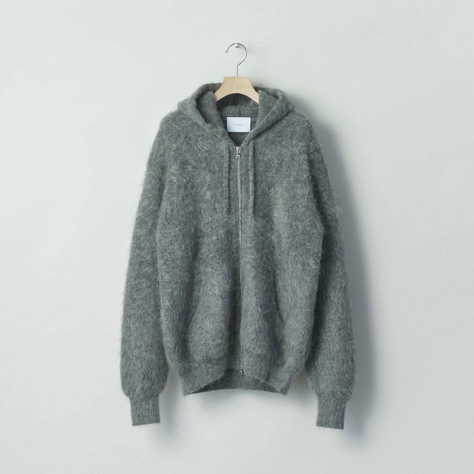 【残り一点】Kid Mohair Knit Zip Hoody