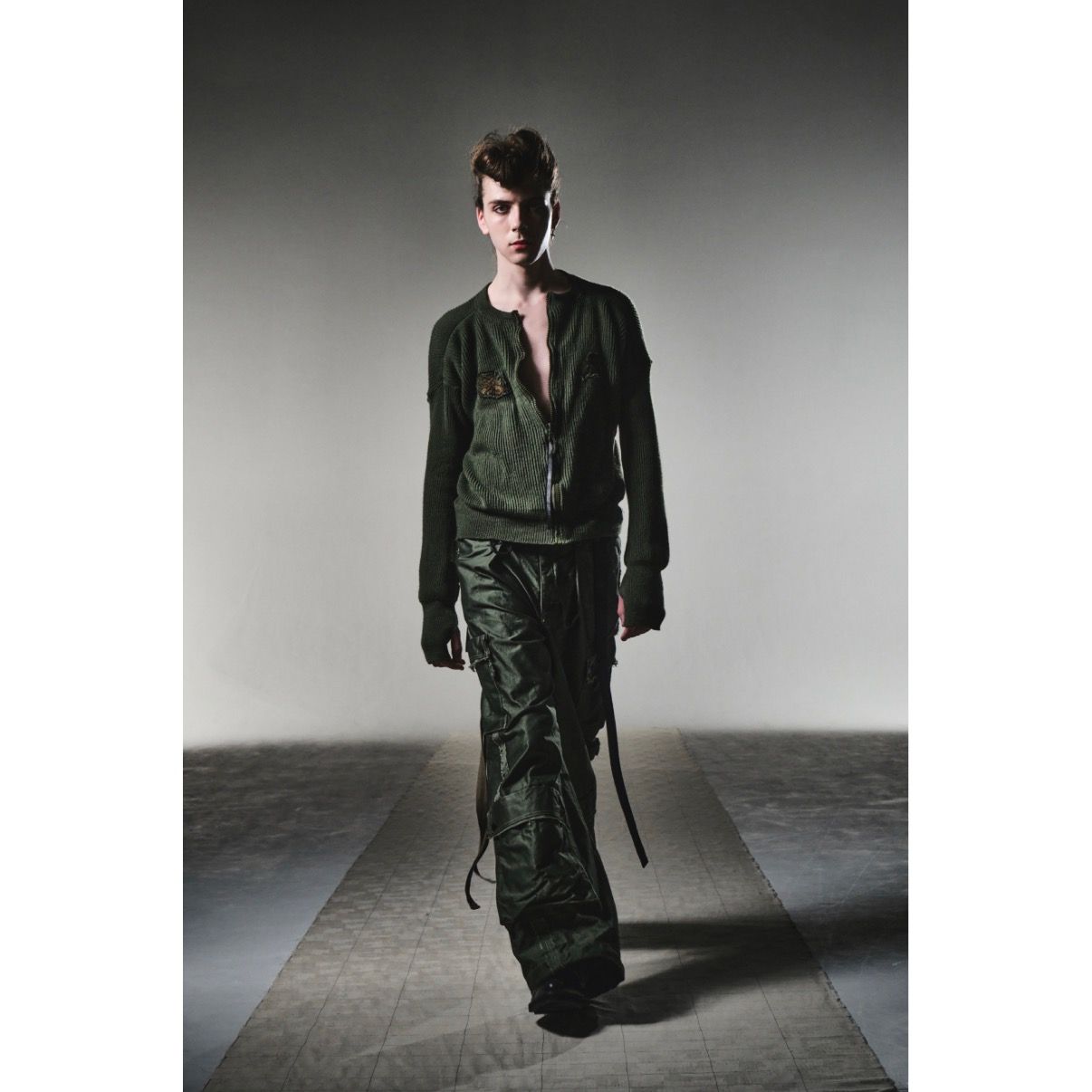【残り一点】Slash Seam Twist Cargo Pants(PIGMENT DYED MOLESKIN)