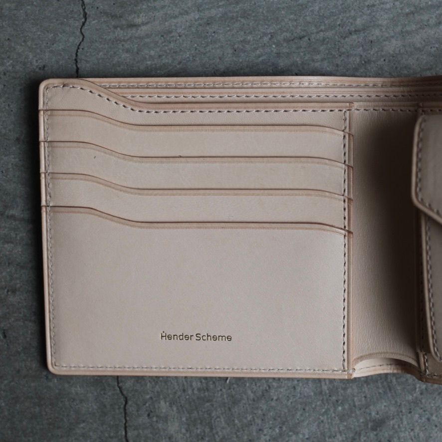 【再販売通知受付可能】Half Folded Wallet(NATURAL)