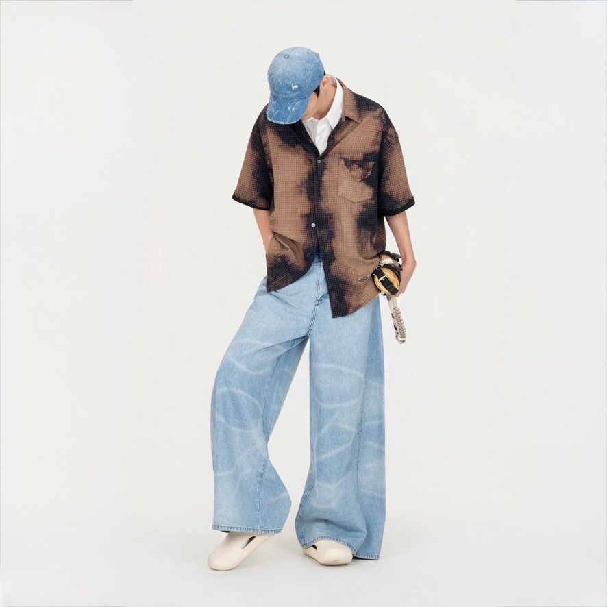 【残り一点】Short Sleeve Shirt in Decayed Check