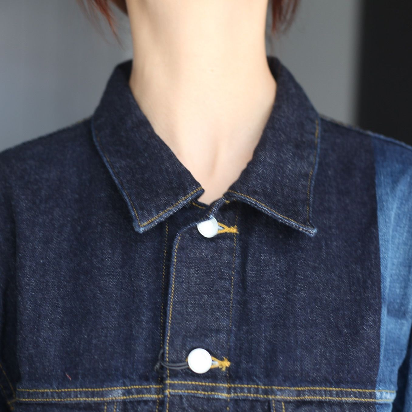 YOKE (ヨーク) - 【残り一点】Laser Processed Denim Trucker Jacket - 3(M) / Indigo / Unisex