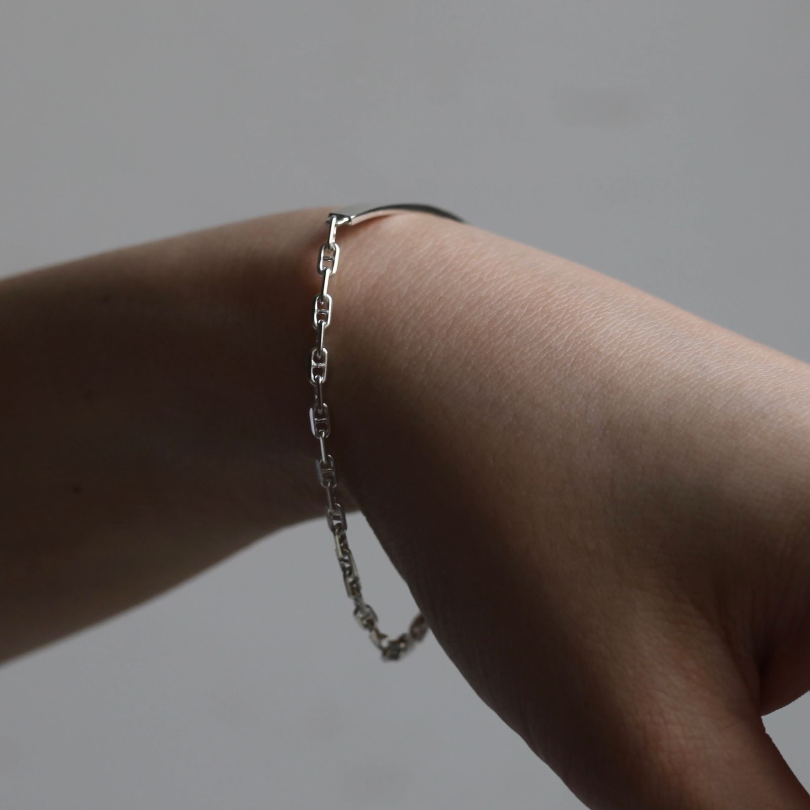 【お取り寄せ注文可能】Anchor ID Bracelet_S(WHITE)