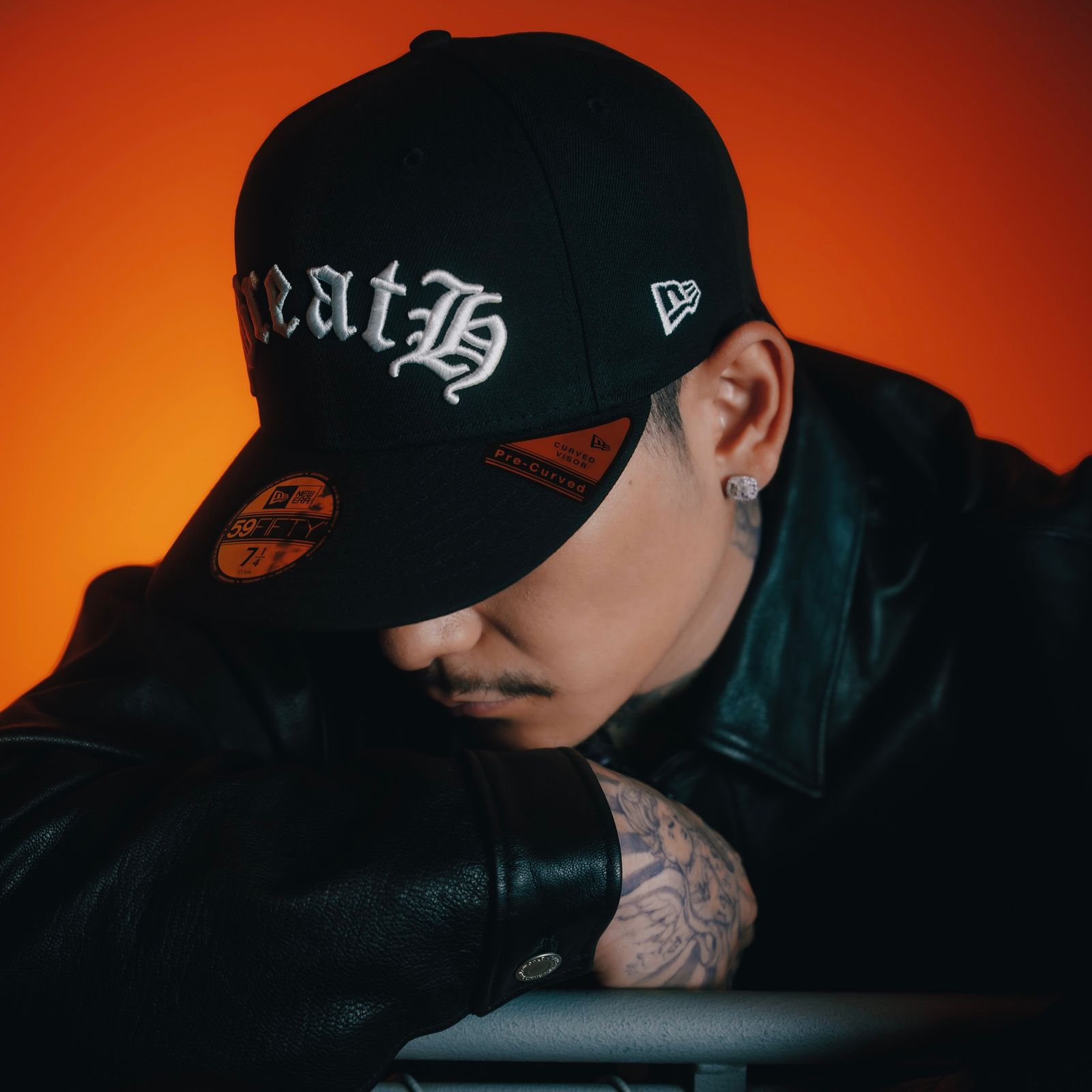 帽子 BREATH NEW ERA OLD ENGLISH LOGO 59FIFTY BREATH - 【残りわずか】Old English Logo 59fifty | ACRMTSM
