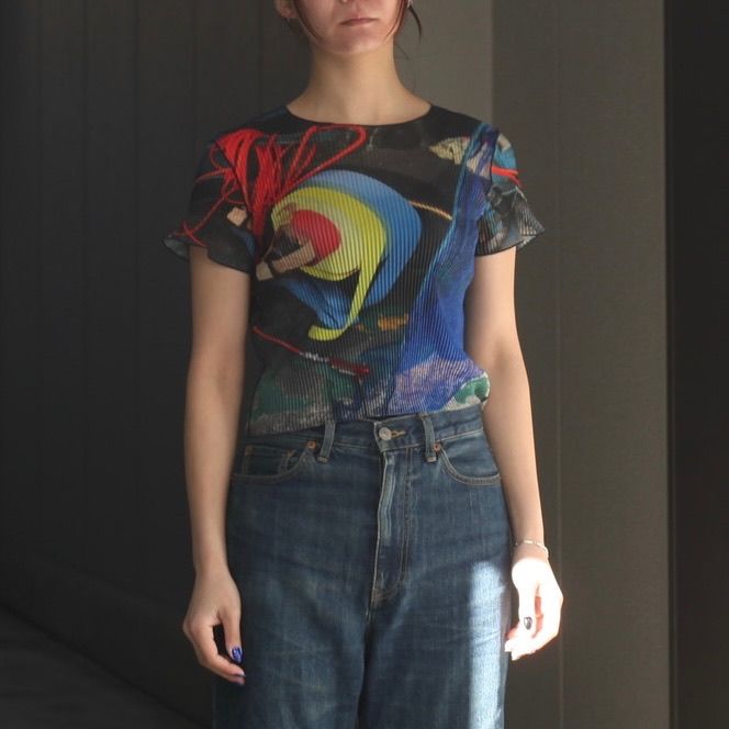 【残り一点】Sheer Graphic Tiny Top