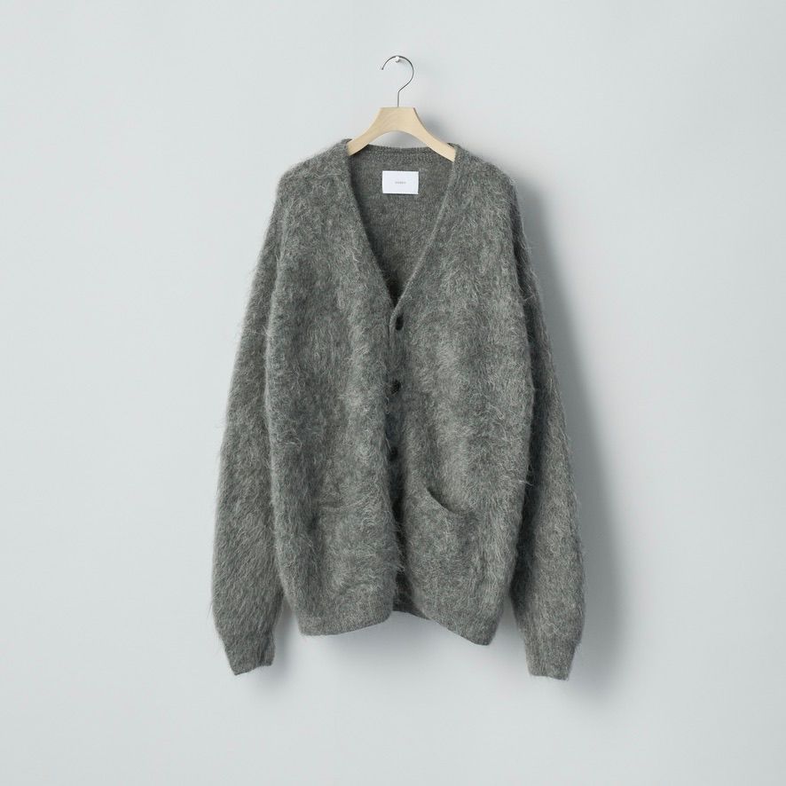 【残りわずか】Kid Mohair Knit V Neck Cardigan