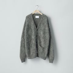 【残りわずか】Kid Mohair Knit V Neck Cardigan