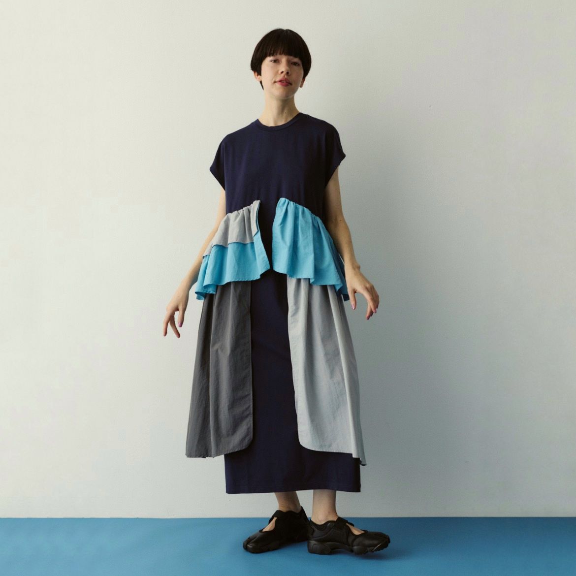 【残り一点】Side Frill Pante Dress
