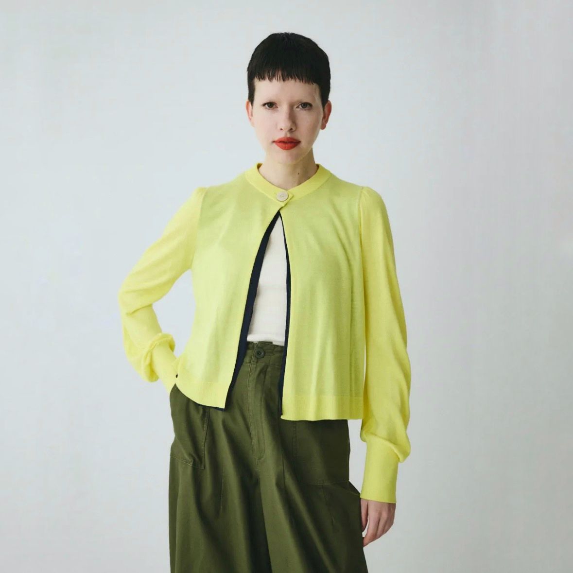 【残り一点】Layered Knit Cardigan