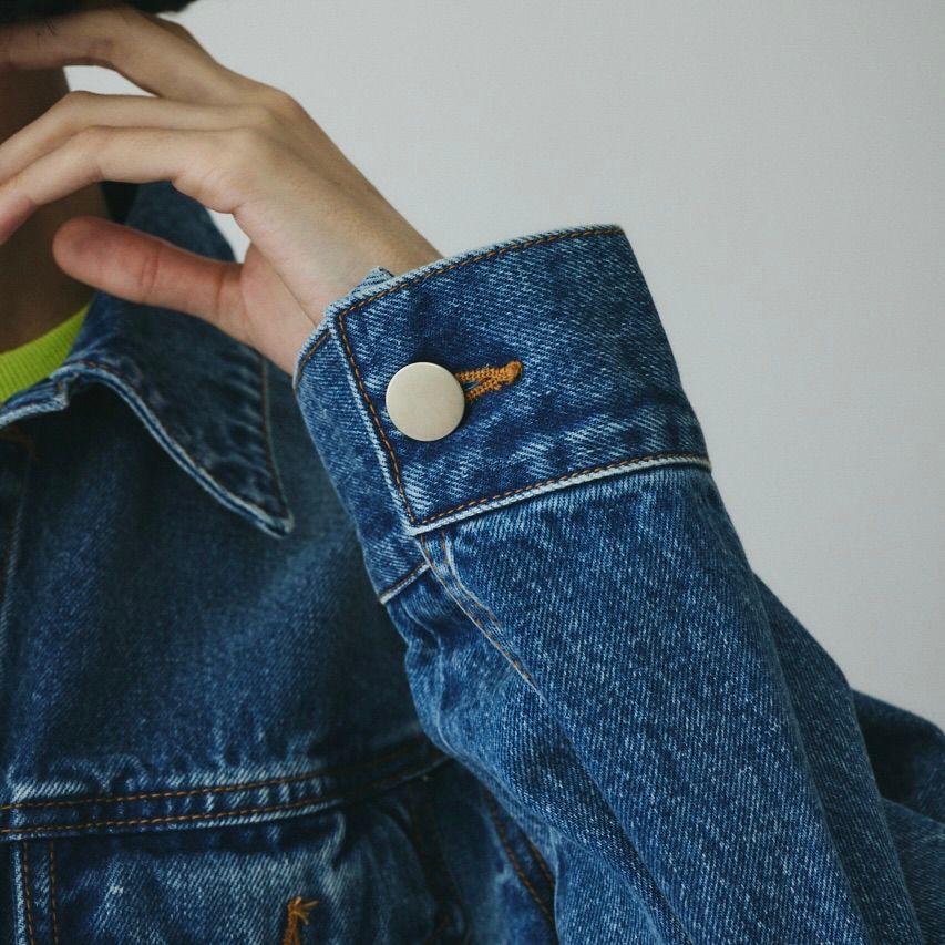 【残り一点】Round Form Denim Jacket