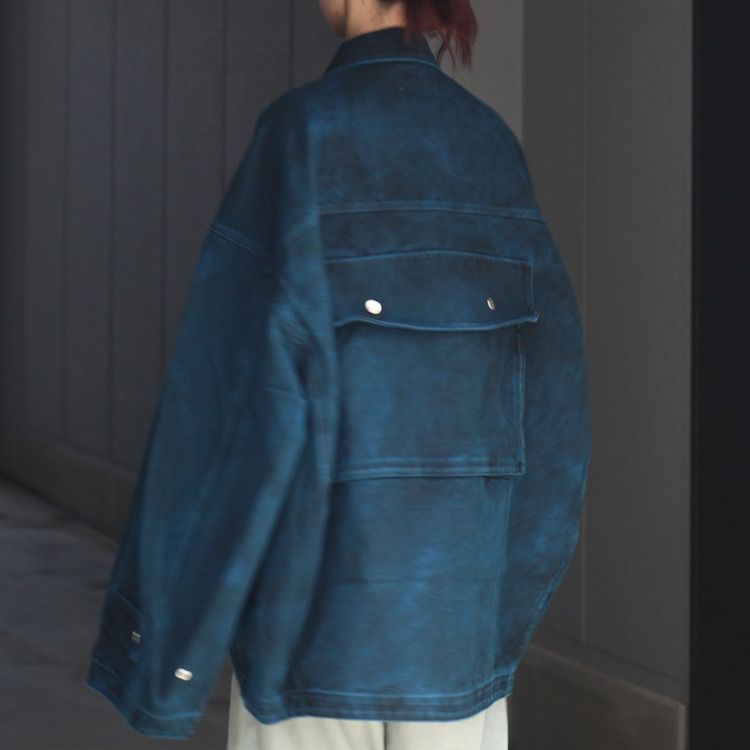 【残り一点】Black Stained Duck Jacket