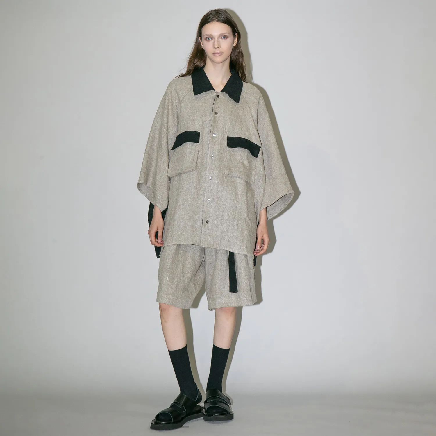 【残り一点】オーバーサイズレギュラーカラーシャツ S/S