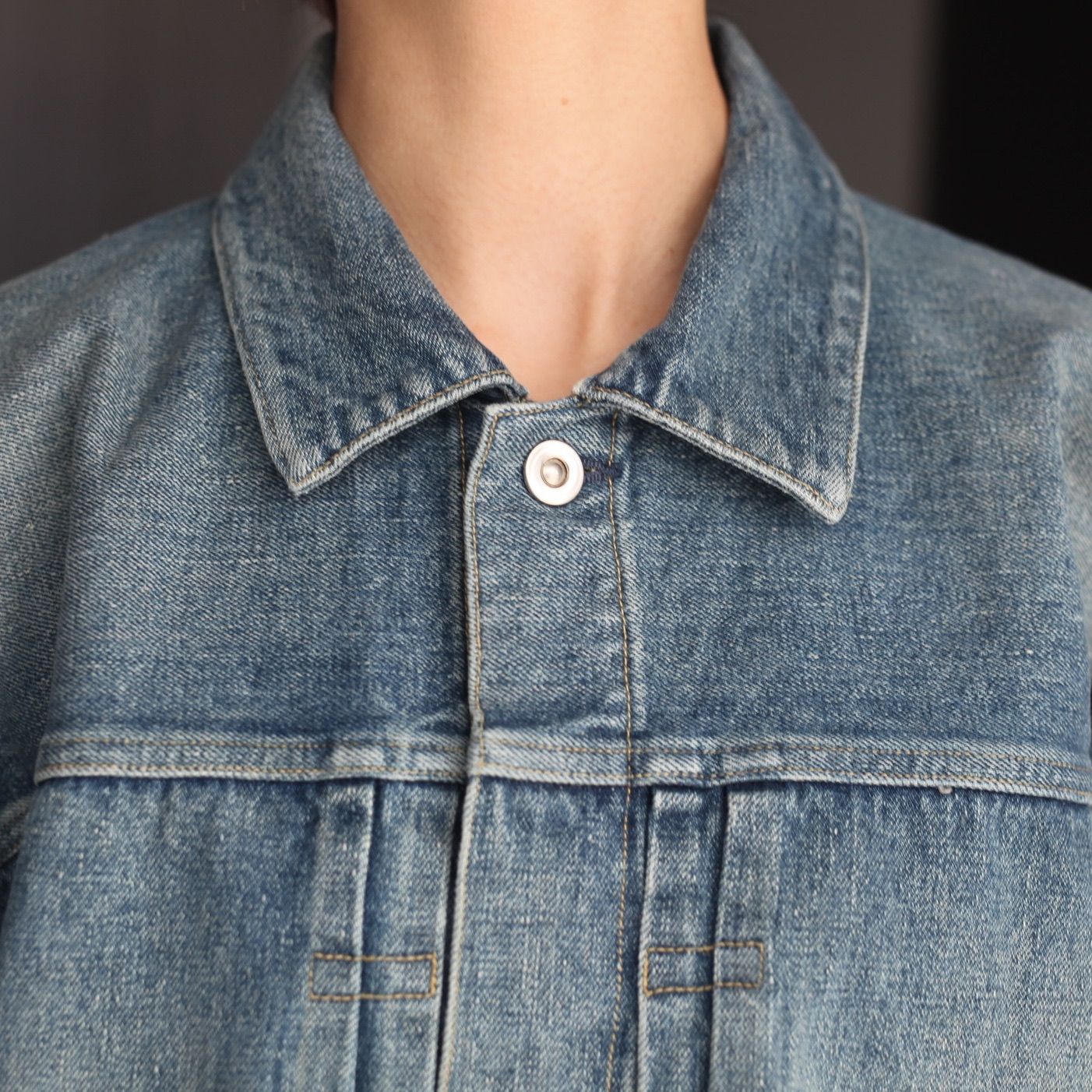【残り一点】Pleats Jacket(USED FADE)