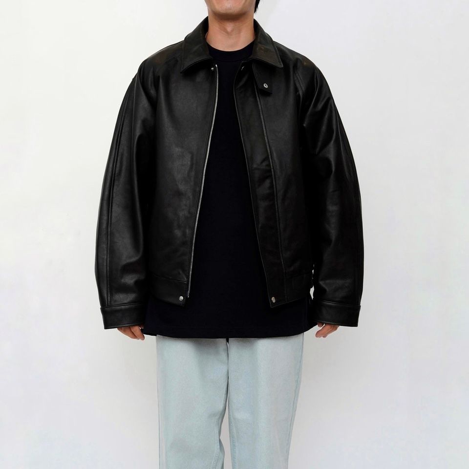 UNIVERSAL PRODUCTS - 【残りわずか】Goat Leather Drizzler Jacket ...