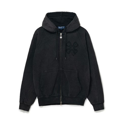 【残り一点】Washed Luckey Logo Zip Hoodie