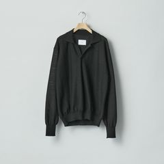 【残りわずか】Slub Cotton Knit Skipper LS