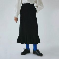 【残り一点】Pleated Hem Knit Skirt