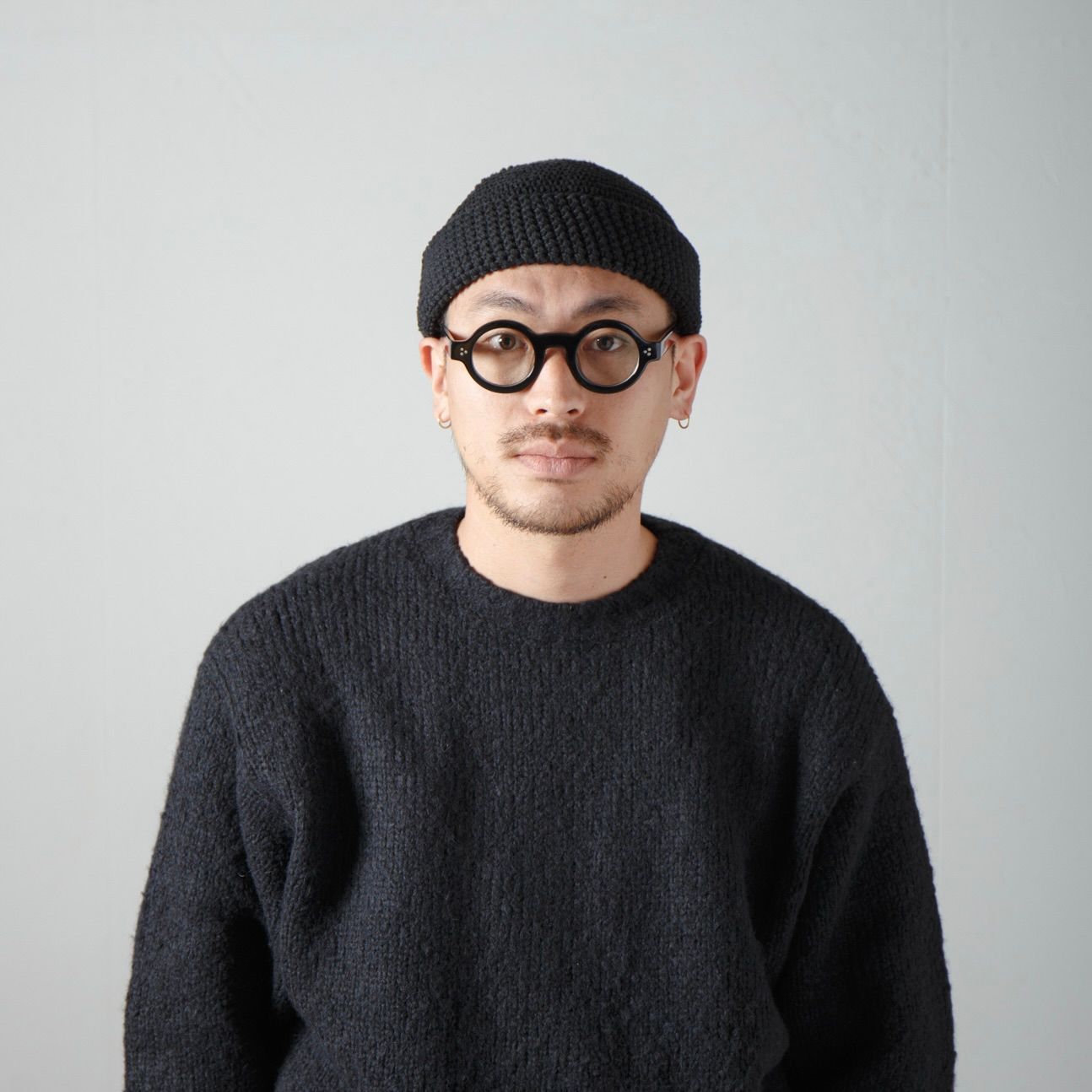 【残り一点】Hand Knit Crusher Cap