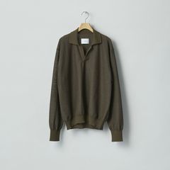 【残りわずか】Slub Cotton Knit Skipper LS