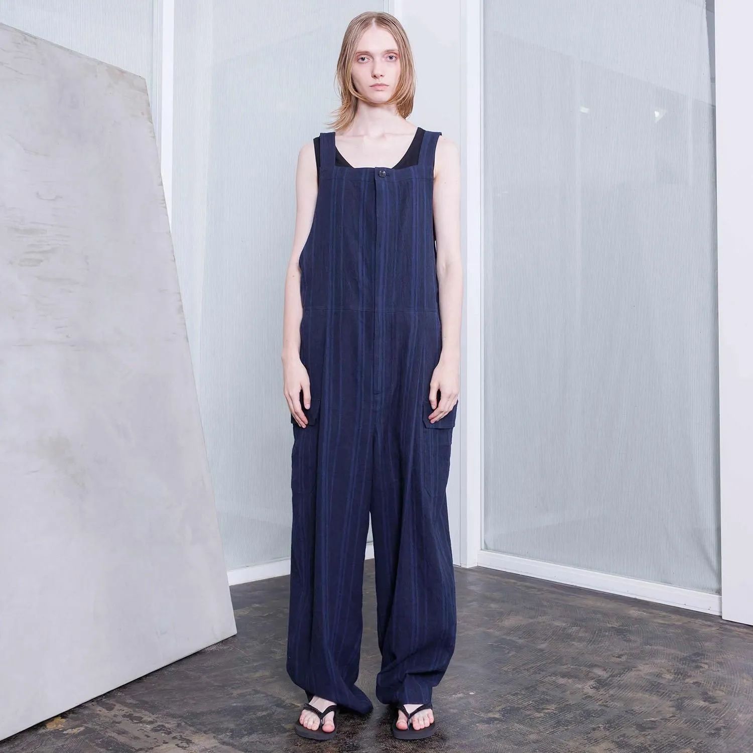 【残り一点】テクニカルオーバーオール(LINEN/COTTON)