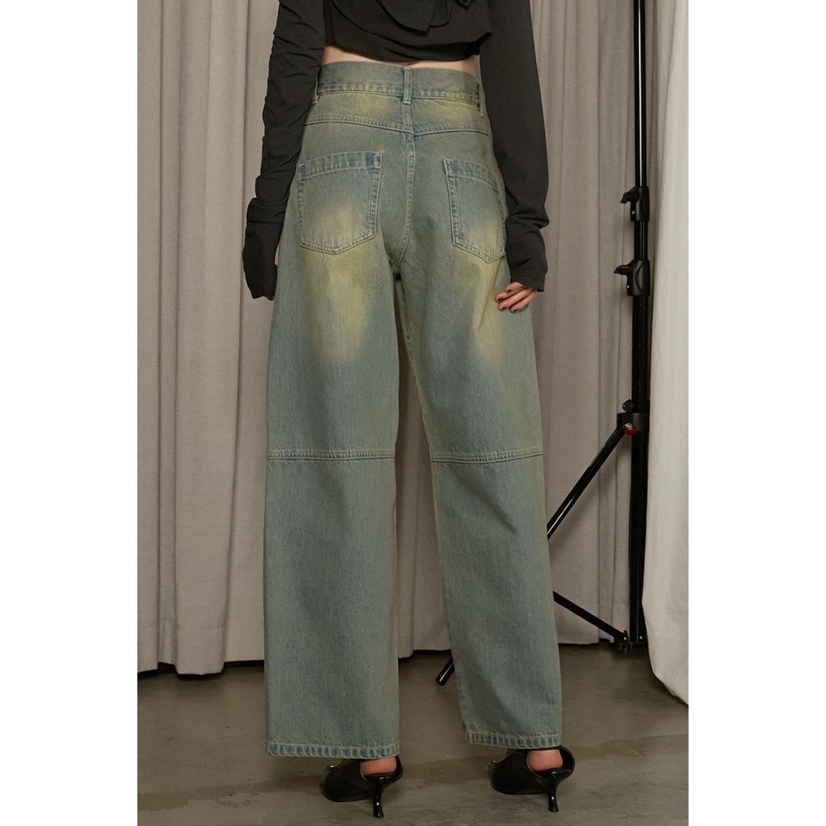 【残り一点】Curve Line Denim