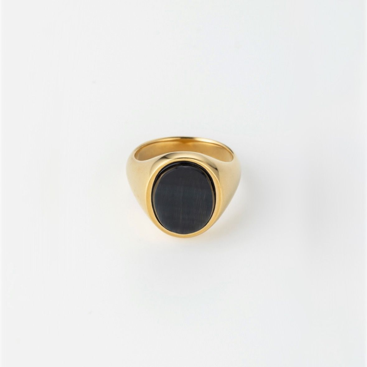 【お取り寄せ注文可能】How Raw Oval Stone Ring(GOLD)